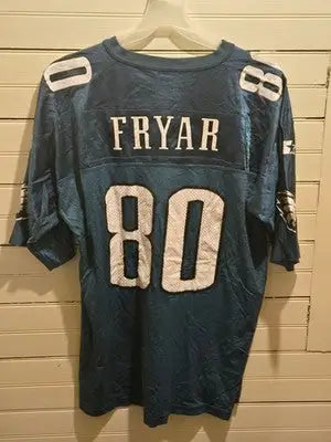 Starter NFL Jersey Mens 54 XXL Fryar 80 Philadelphia Eagles Teal Sewn Players - Apparel