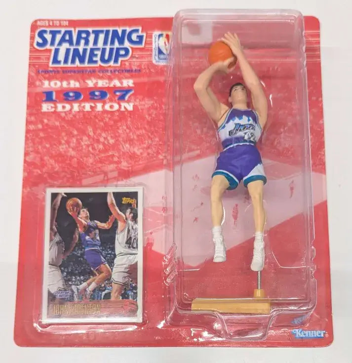 Starting Lineup 1997 Edition John Stockton Toy Figure - Action Figure & Toy