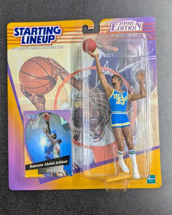 Starting Lineup 1998 Edition Kareem Abdul-Jabbar UCLA Toy Figure - Action Figure & Toy