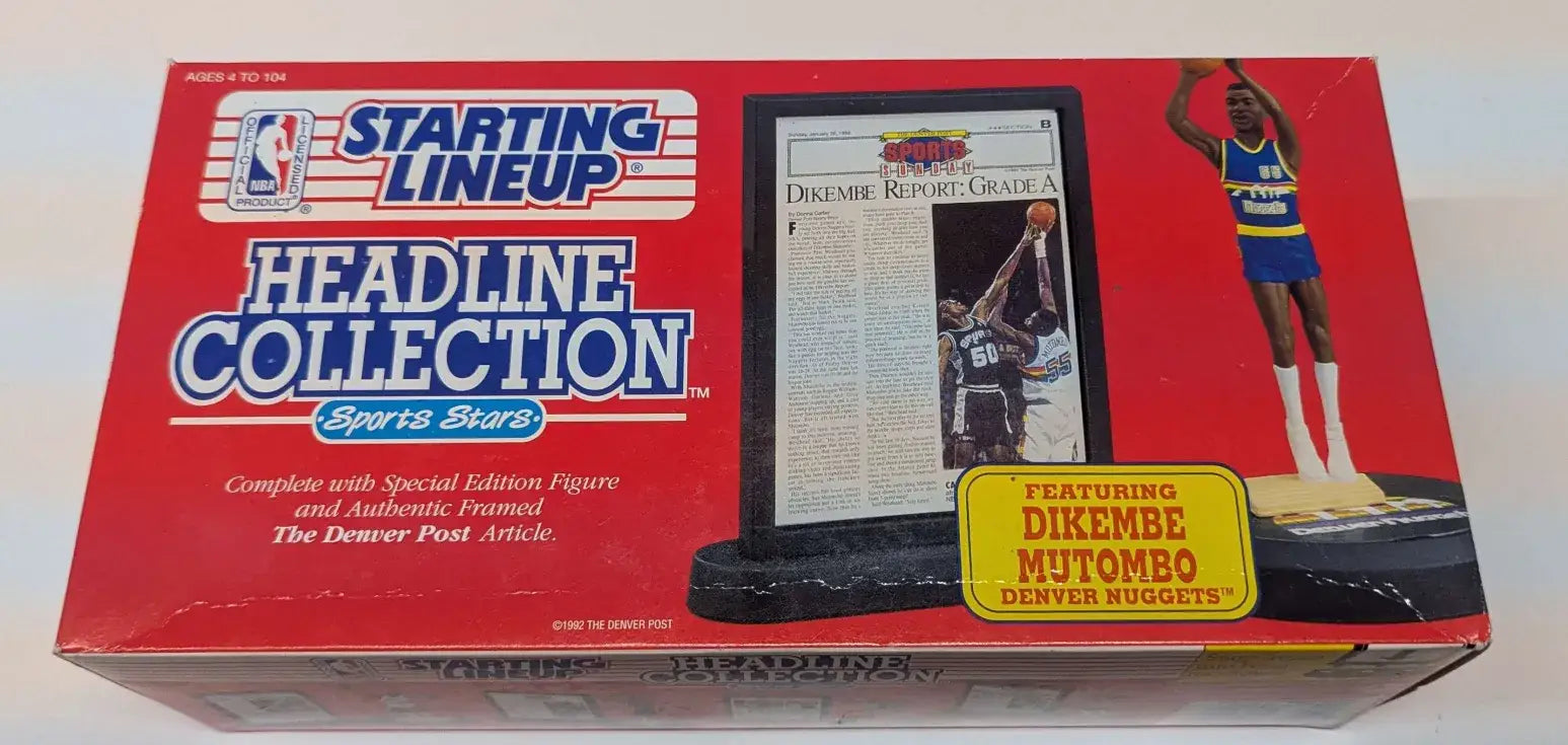 Starting Lineup Headline Collection Sports Stars Dikembe Mutombo Toy Figure - Action Figure & Toy