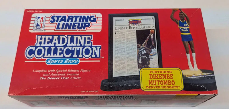 Starting Lineup Headline Collection Sports Stars Dikembe Mutombo Toy Figure - Action Figure & Toy