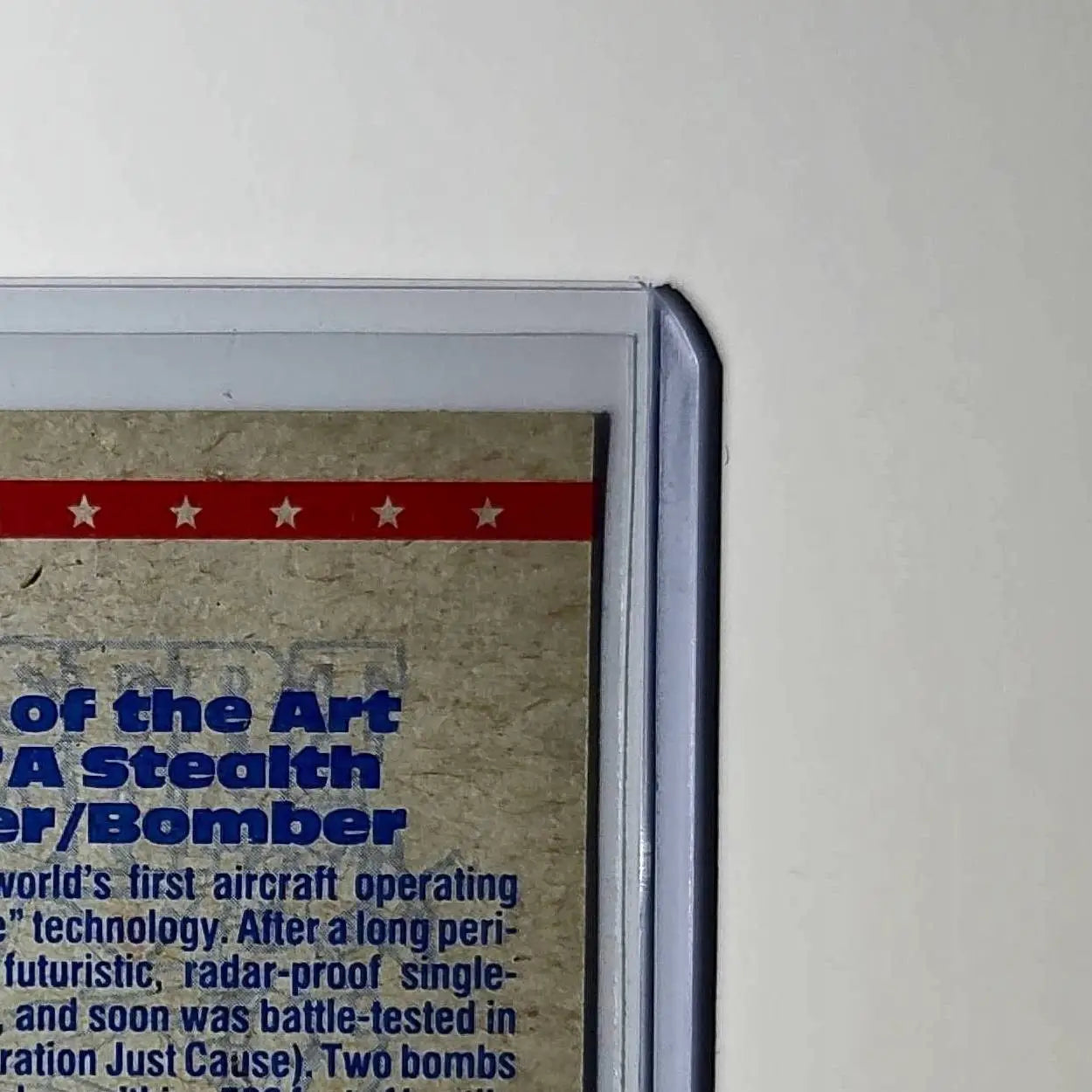 State of the Art Stealth 1991 Topps Desert Storm #20 Card