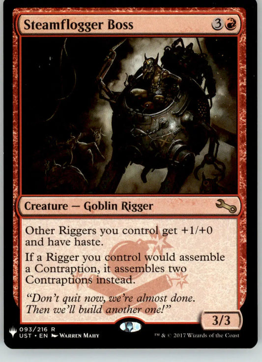 Steamflogger Boss - The List Reprints - 093/216 - LP Magic: The Gathering - Magic Card Single