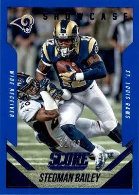 Stedman Bailey - 2015 Score - #235 - Showcase #/99 SN Football - Football Card Single