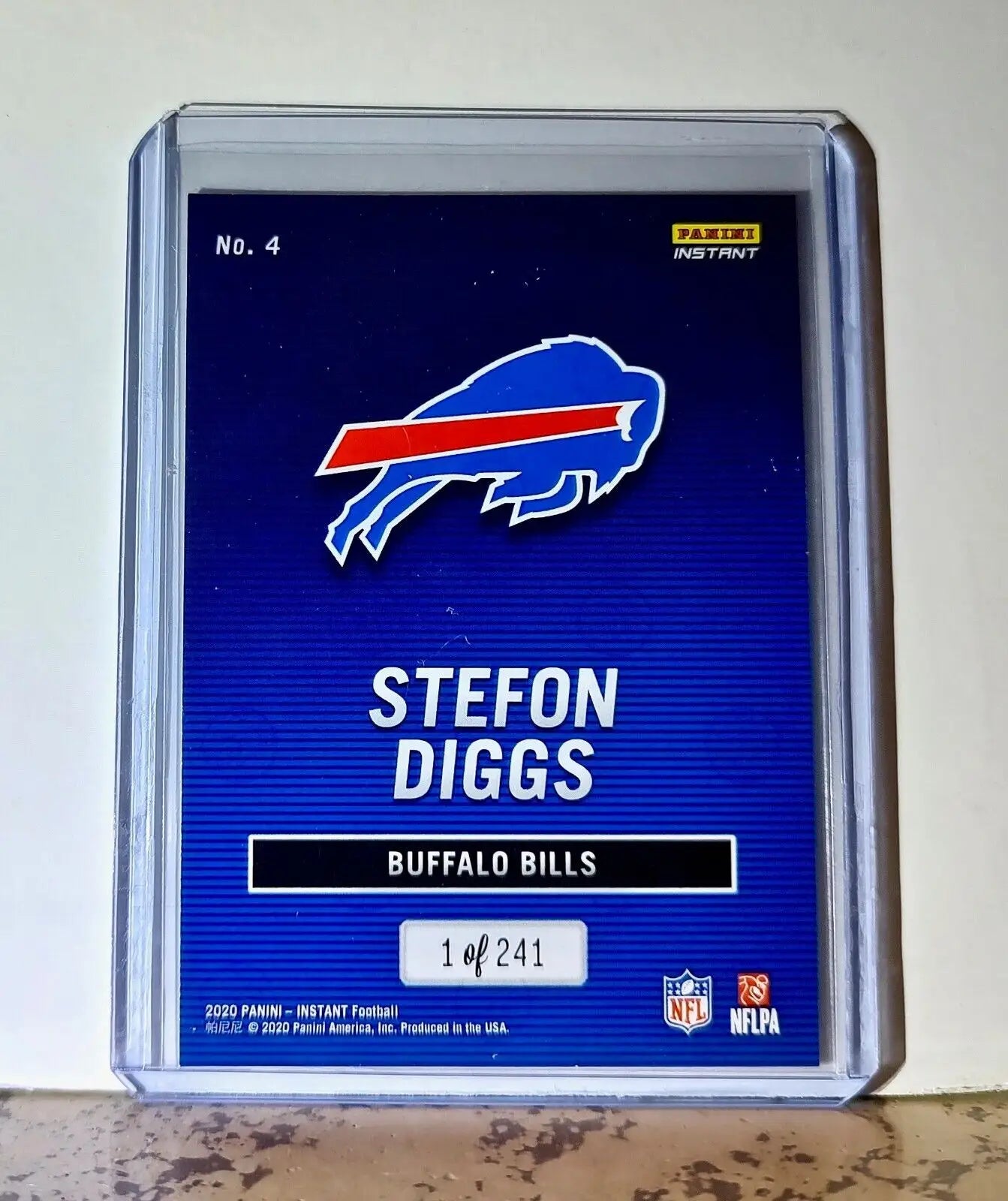 Stefon Diggs 2020 Panini All-Pro NFL #4 Football Card 1/241 Buffalo Bills - Football Card Single