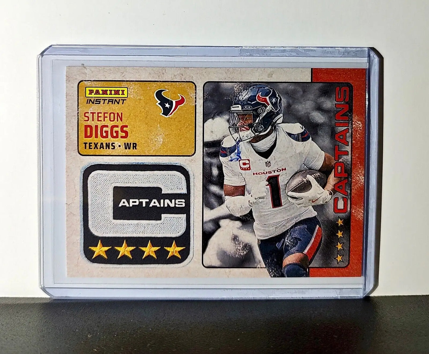 Stefon Diggs 2024 Panini Captains NFL #35 Card Houston Texans 1/351 - Football Card Single