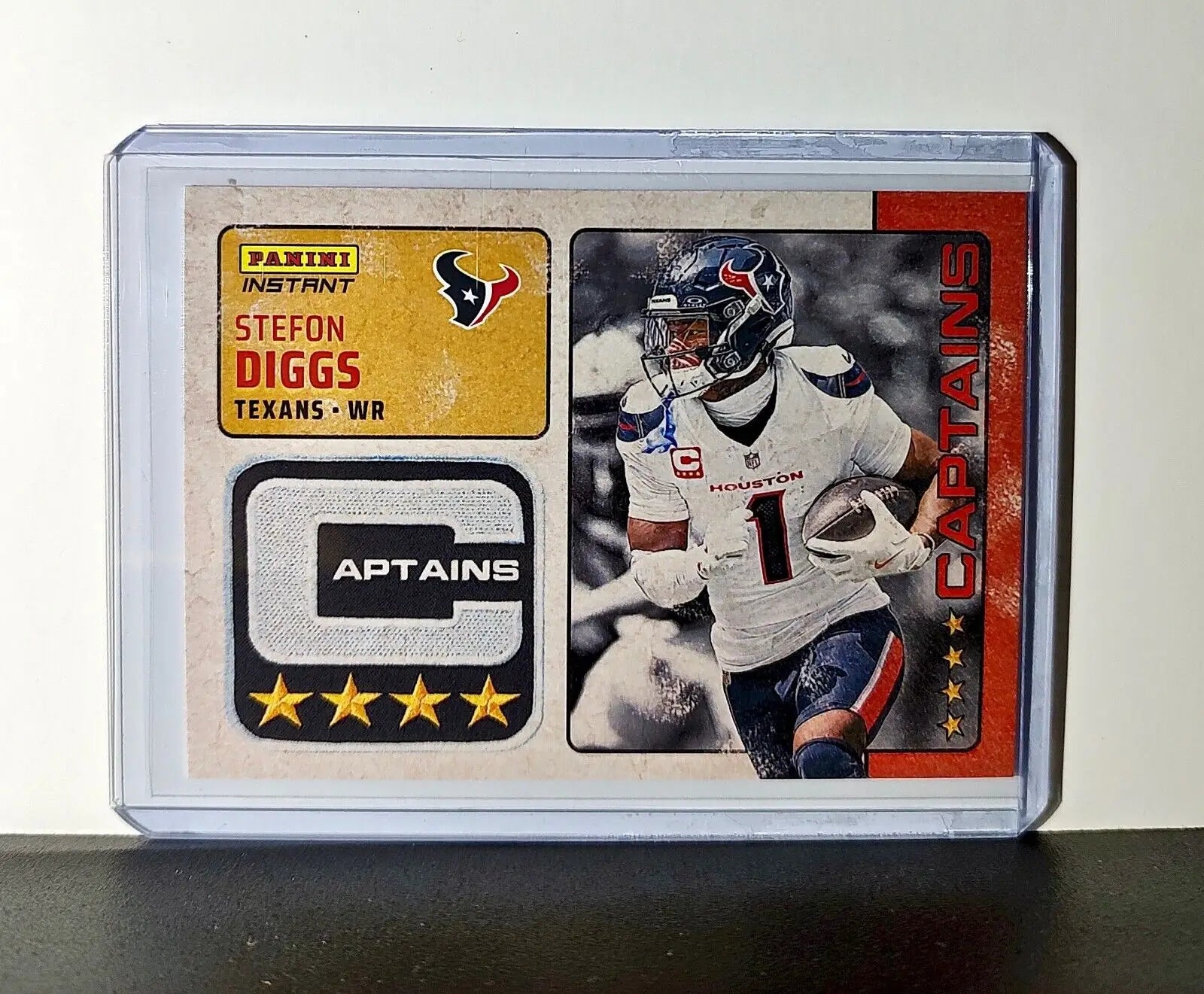 Stefon Diggs 2024 Panini Captains NFL #35 Card Houston Texans 1/351 - Football Card Single