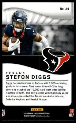 Stefon Diggs 2024 Panini Illusions Retail #34 Houston Texans - Football Card Single