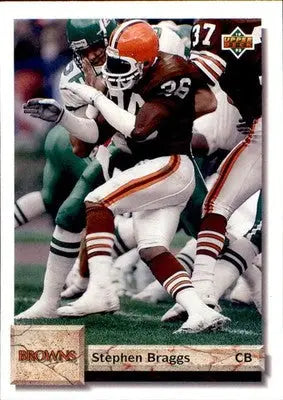 Stephen Braggs - 1992 Upper Deck - #313 - Football - Football Card Single