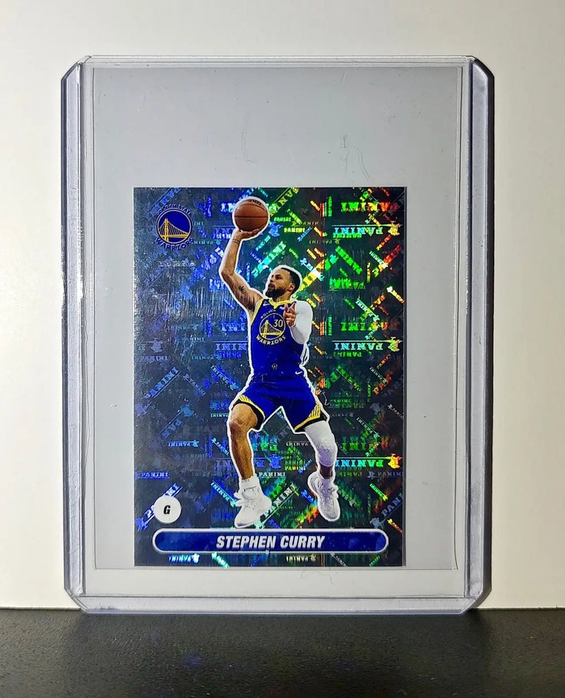 Stephen Curry 2023-24 Panini NBA #322 Foil Sticker Golden State Warriors - Basketball Card Single