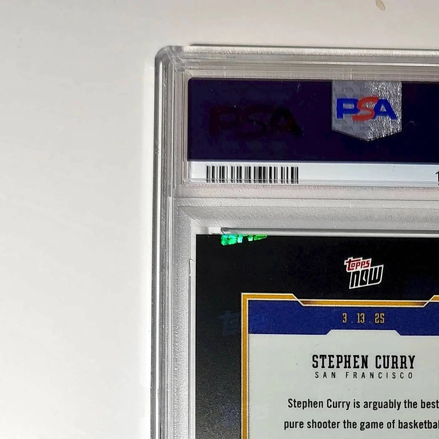 Stephen Curry 2024 Topps Now 4000 Career 3 Pointers #13 PSA 10 Gem Mint - Basketball Card Single