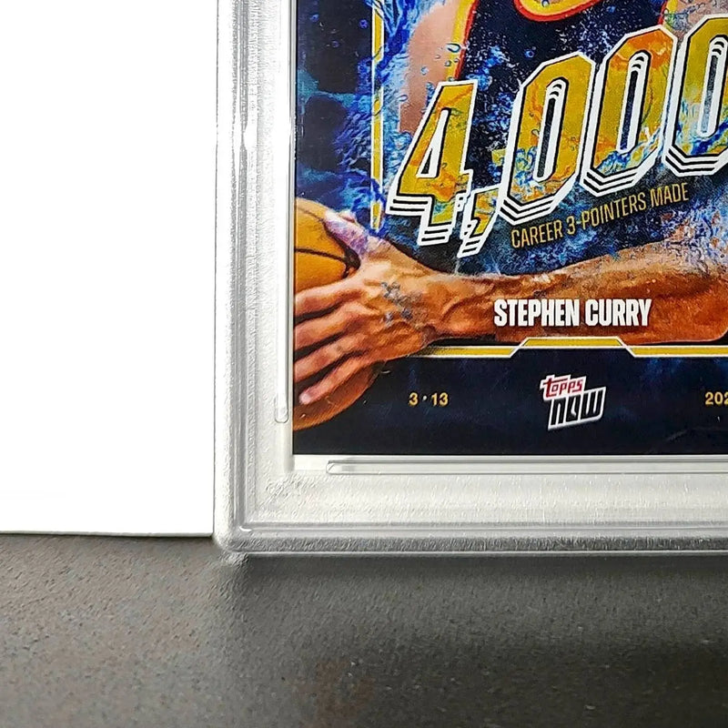 Stephen Curry 2024 Topps Now 4000 Career 3 Pointers #13 PSA 10 Gem Mint - Basketball Card Single