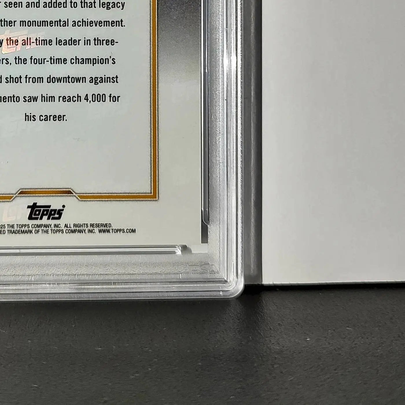 Stephen Curry 2024 Topps Now 4000 Career 3 Pointers #13 PSA 10 Gem Mint - Basketball Card Single