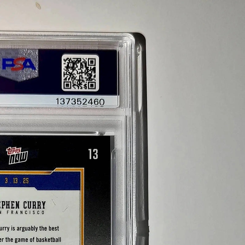 Stephen Curry 2024 Topps Now 4000 Career 3 Pointers #13 PSA 9 Mint