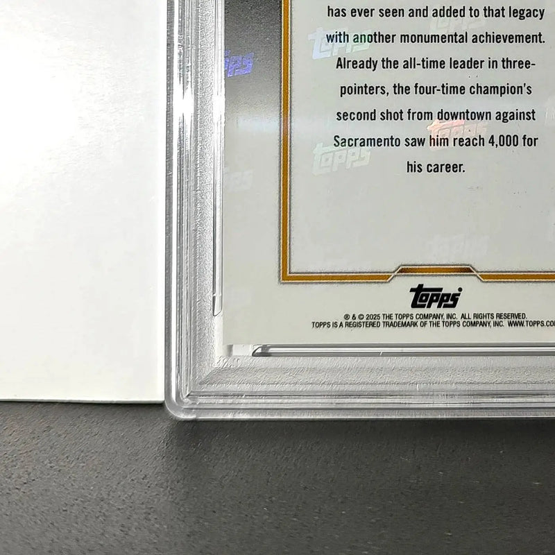 Stephen Curry 2024 Topps Now 4000 Career 3 Pointers #13 PSA 9 Mint
