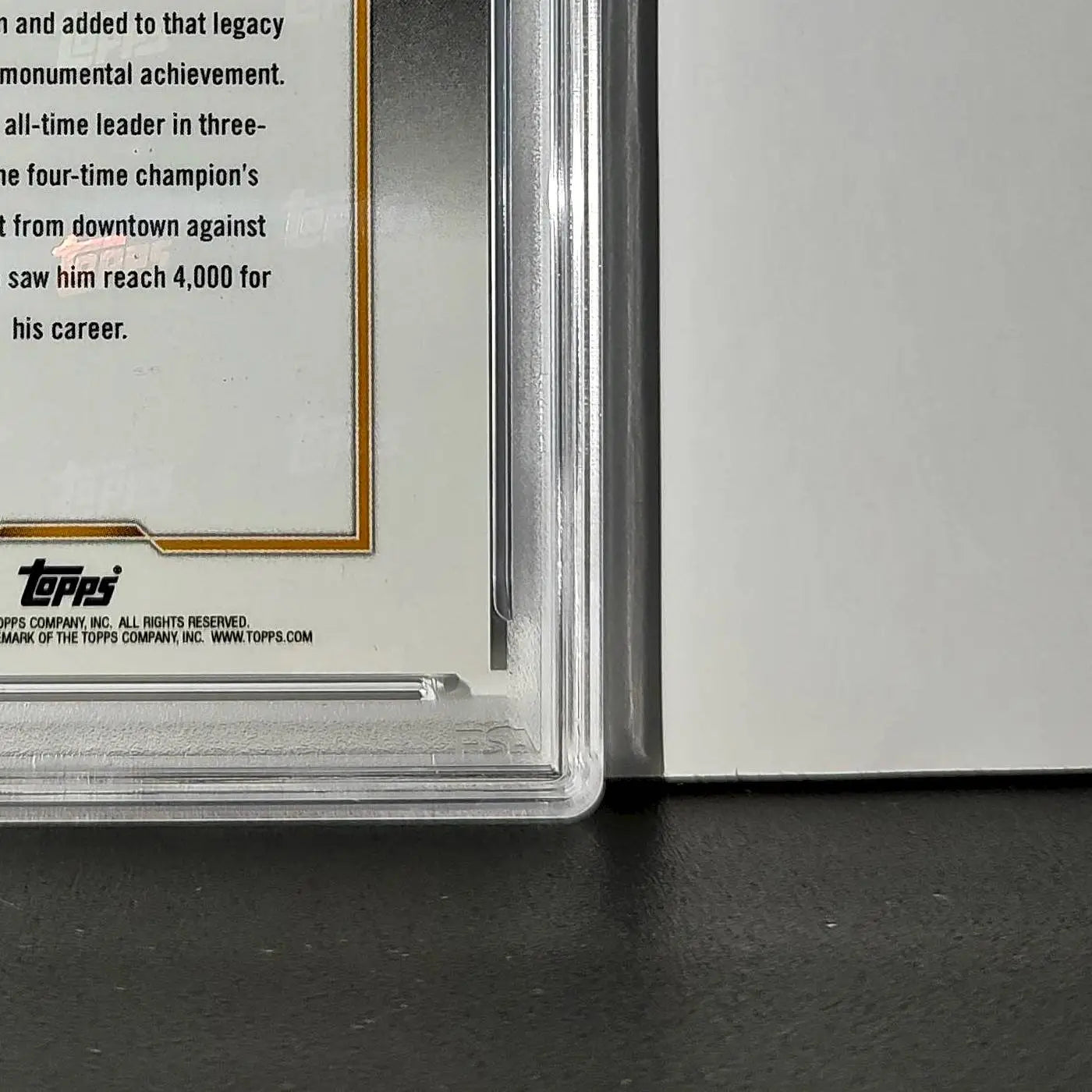 Stephen Curry 2024 Topps Now 4000 Career 3 Pointers #13 PSA 9 Mint
