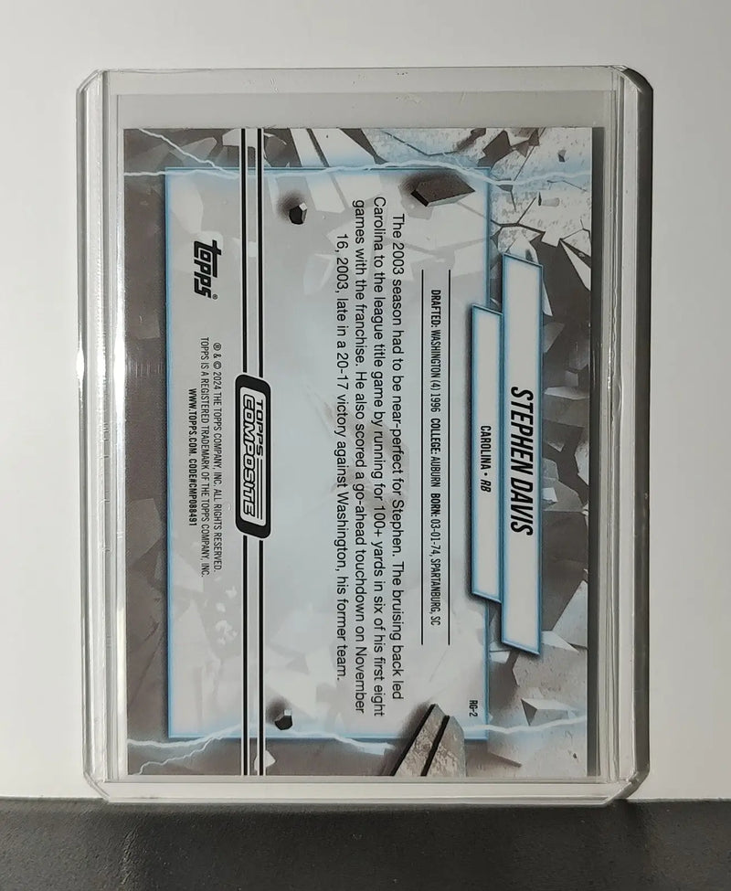 Stephen Davis 2023 Topps Resurgence Grounded NFL #RG-2 Card Carolina Panthers