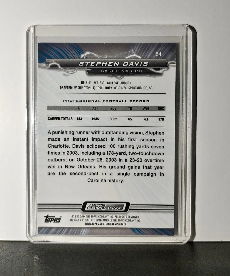 Stephen Davis 2023 Topps Resurgence NFL #54 Card Carolina Panthers - Football Card Single
