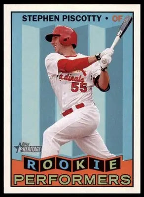 Stephen Piscotty 2016 Topps Heritage Rookie Performers #RP-SP STL Cardinals - Baseball Card Single