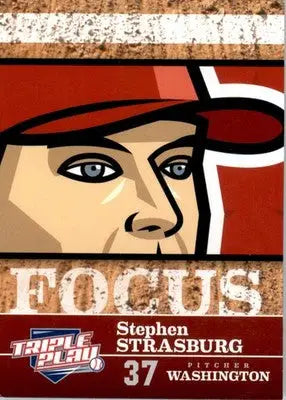 Stephen Strasburg - 2012 Panini Triple Play - #264 - Baseball - Baseball Card Single