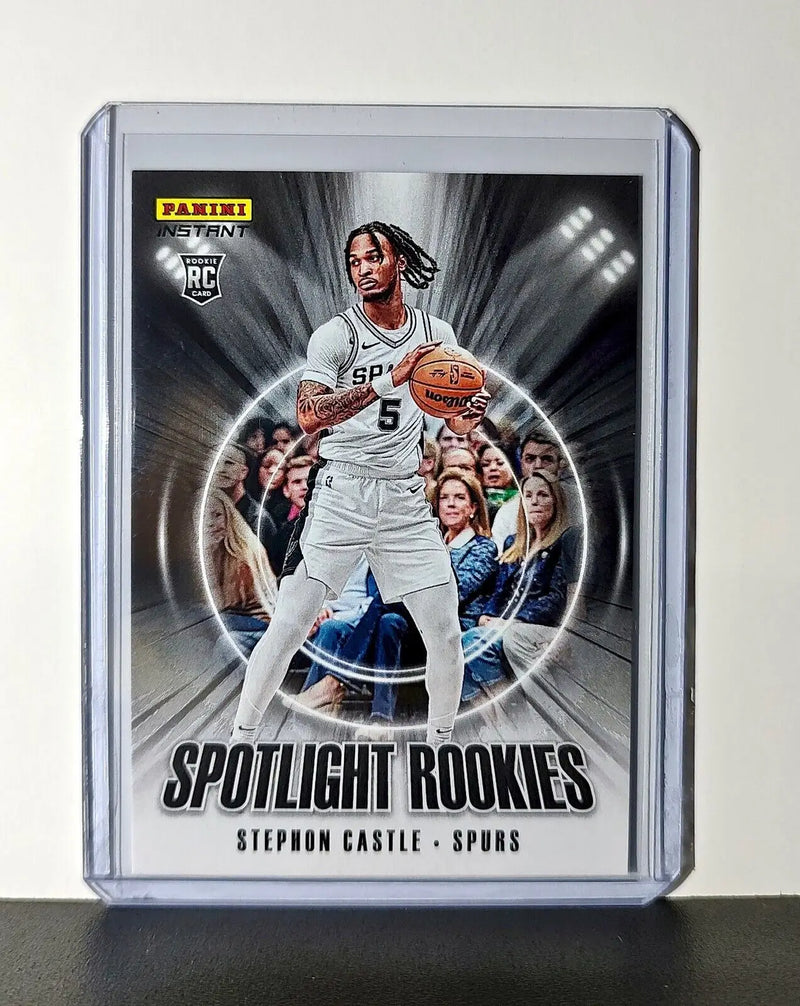 Stephon Castle Rookie 2024-25 Panini Spotlight Rookies NBA #4 Spurs 1 of 170