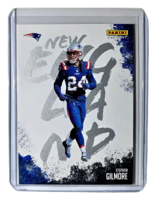 Stephon Gilmore 2020 Panini NFL Instant My City #29 Football Card 1 of 1275 - Football Card Single