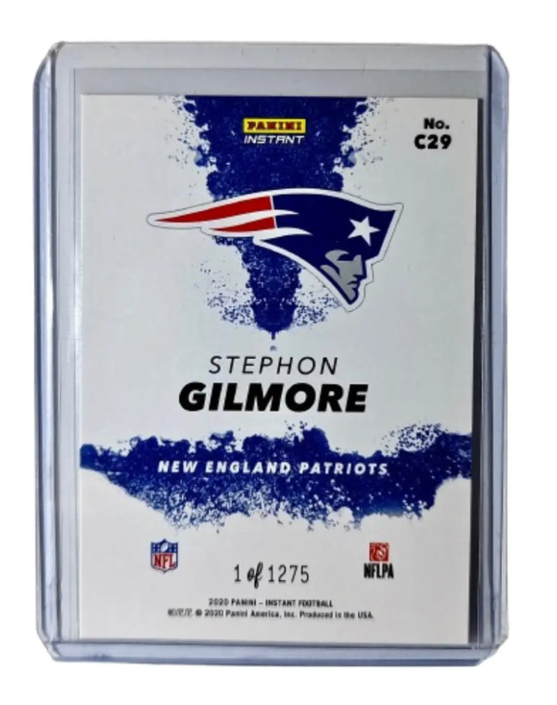 Stephon Gilmore 2020 Panini NFL Instant My City #29 Football Card 1 of 1275