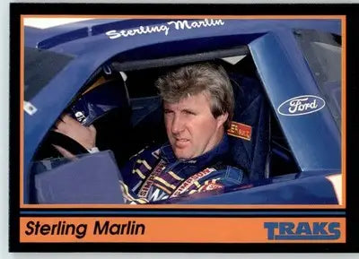 Sterling Marlin - 1991 Traks - #167 - Racing - Racing Card Single