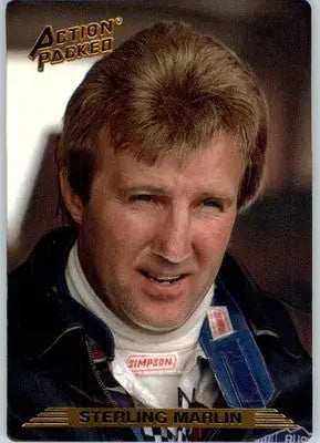 Sterling Marlin - 1993 Action Packed - #130 - Racing - Racing Card Single