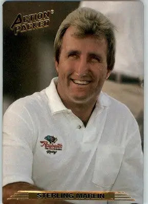 Sterling Marlin - 1993 Action Packed - #55 - Racing - Racing Card Single