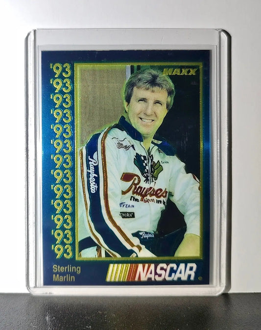 Sterling Marlin 1993 Maxx Premier Plus Racing #8 NASCAR Stavola Brothers Racing - Racing Card Single