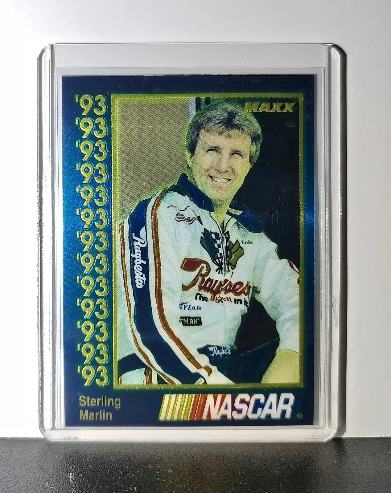 Sterling Marlin 1993 Maxx Premier Plus Racing #8 NASCAR Stavola Brothers Racing - Racing Card Single