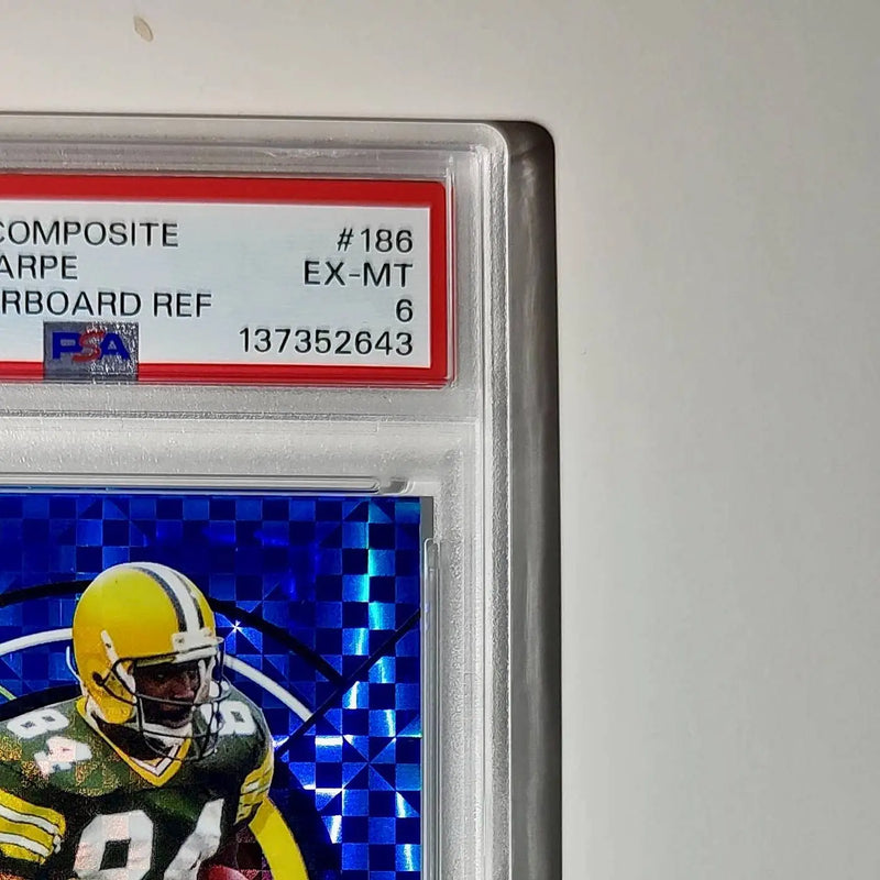 Sterling Sharpe 2023 Topps 64/99 Finest #186 Blue Checkerboard Refractor PSA 6