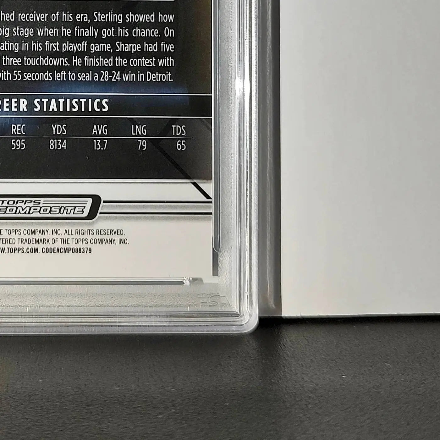 Sterling Sharpe 2023 Topps 64/99 Finest #186 Blue Checkerboard Refractor PSA 6