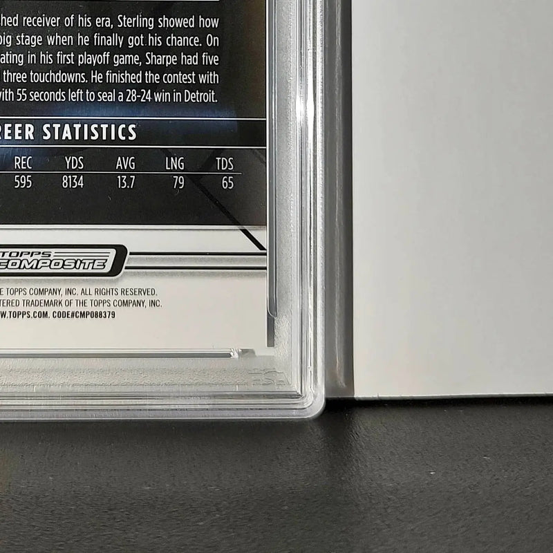 Sterling Sharpe 2023 Topps 64/99 Finest #186 Blue Checkerboard Refractor PSA 6