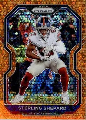 Sterling Shepard - 2020 Panini Prizm - #161 - Prizm Disco Football - Football Card Single
