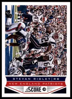 Stevan Ridley 2013 Score #126 New England Patriots
