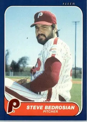 Steve Bedrosian - 1986 Fleer Update - #U-12 - Baseball - Baseball Card Single