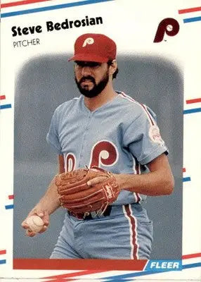 Steve Bedrosian - 1988 Fleer - #298 - Baseball - Baseball Card Single