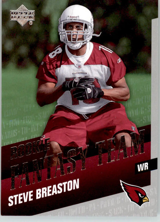 Steve Breaston - 2007 Upper Deck - #RFT-SB - Rookie Fantasy Team Football - Football Card Single