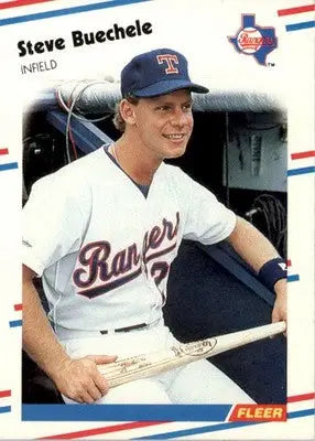 Steve Buechele - 1988 Fleer - #463 - Baseball - Baseball Card Single