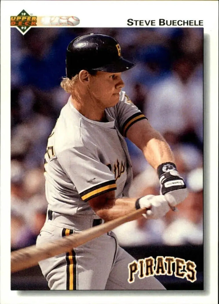 Steve Buechele 1992 Upper Deck MLB #488 Baseball Card Pittsburgh Pirates - Baseball Card Single