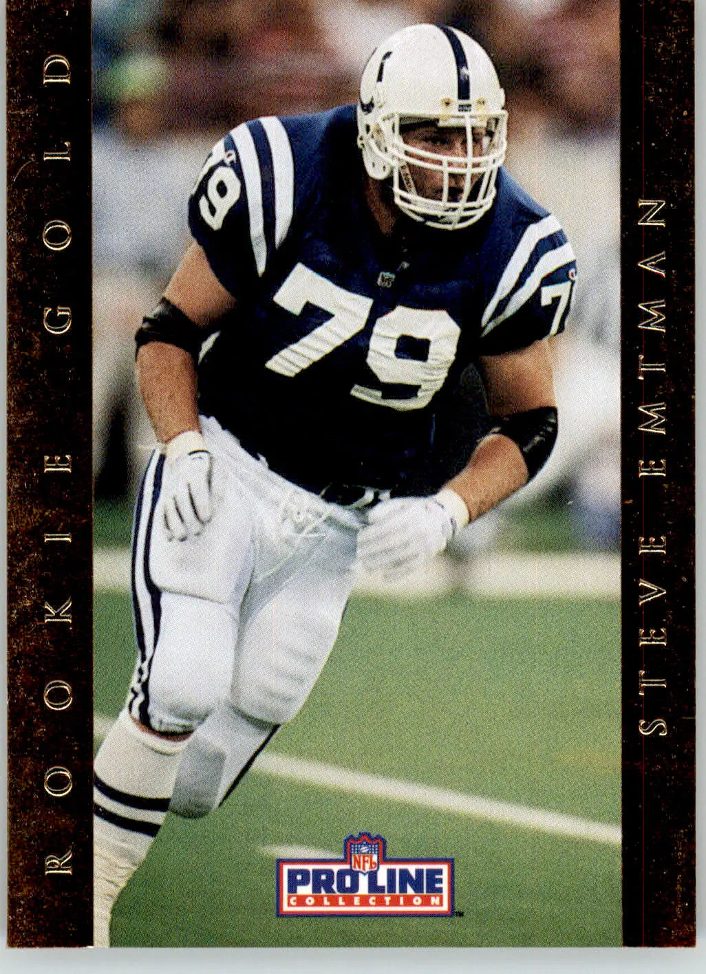Steve Emtman - 1992 Pro Line Portraits - #11 - Rookie Gold Football