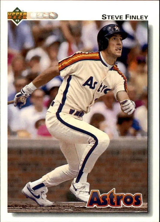 Steve Finley 1992 Upper Deck MLB #368 Baseball Card Houston Astros - Baseball Card Single