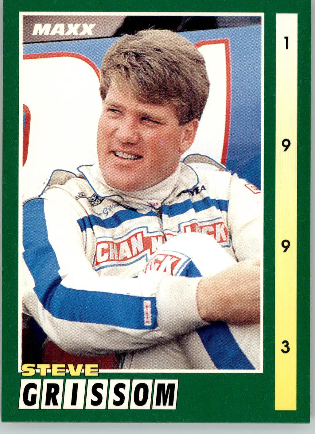 Steve Grissom - 1993 Maxx - #31 - Racing - Racing Card Single