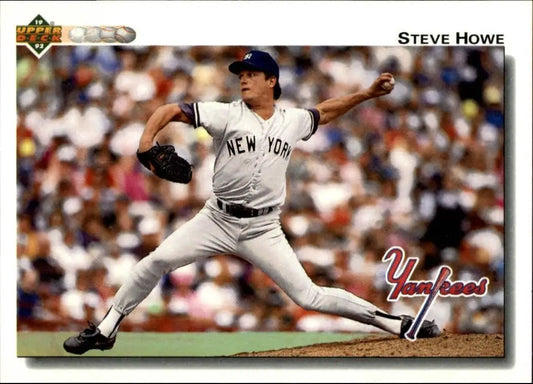 Steve Howe 1992 Upper Deck MLB #630 Baseball Card New York Yankees - Baseball Card Single