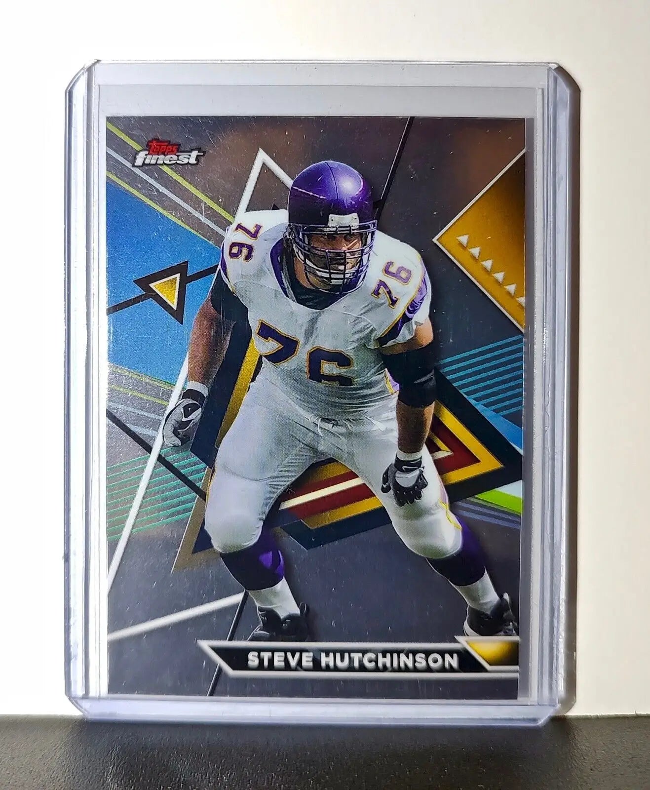 Steve Hutchinson 2023 Topps Finest NFL #212 Card Minnesota Vikings - Football Card Single