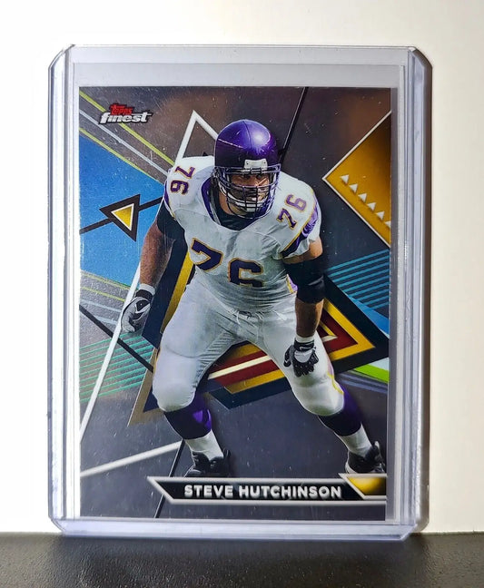 Steve Hutchinson 2023 Topps Finest NFL #212 Card Minnesota Vikings - Football Card Single