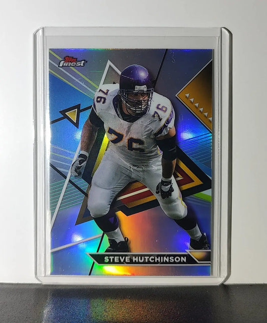 Steve Hutchinson 2023 Topps Finest NFL 212 Refractor Card Minnesota Timberwolves - Football Card Single