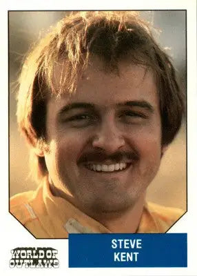 Steve Kent - 1987 World of Outlaws - #35 - Racing - Racing Card Single